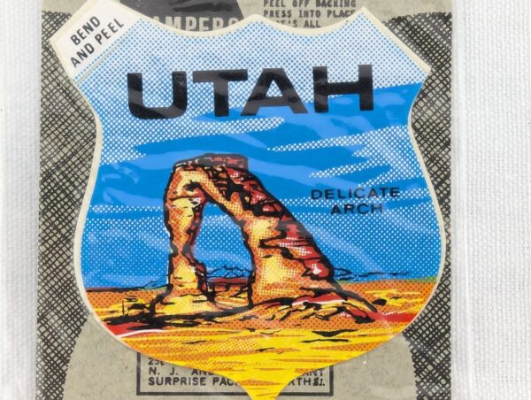 PRESS KAL Utah Delicate Arch Travel Self Stick Window Sticker Decal