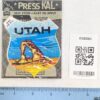 PRESS KAL Utah Delicate Arch Travel Self Stick Window Sticker Decal