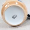 Vintage Japanese Lusterware Creamer Peach Iridescent Glaze Sailboat Decal TA ...