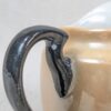 Vintage Japanese Lusterware Creamer Peach Iridescent Glaze Sailboat Decal TA ...