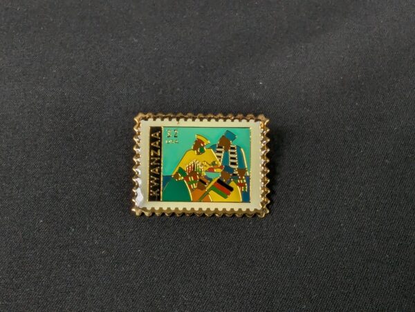 USPS Kwanzaa Commemorative Lapel Pin Stamp 1997 Holiday Gift Idea