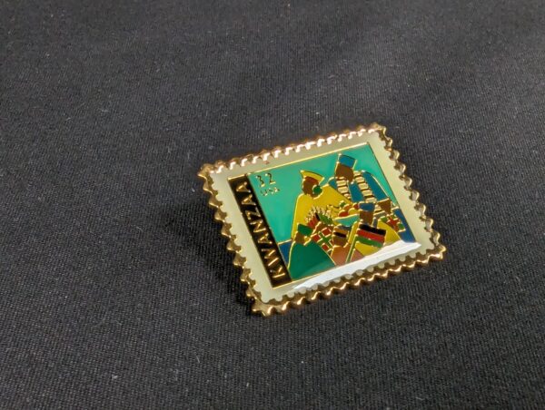 USPS Kwanzaa Commemorative Lapel Pin Stamp 1997 Holiday Gift Idea
