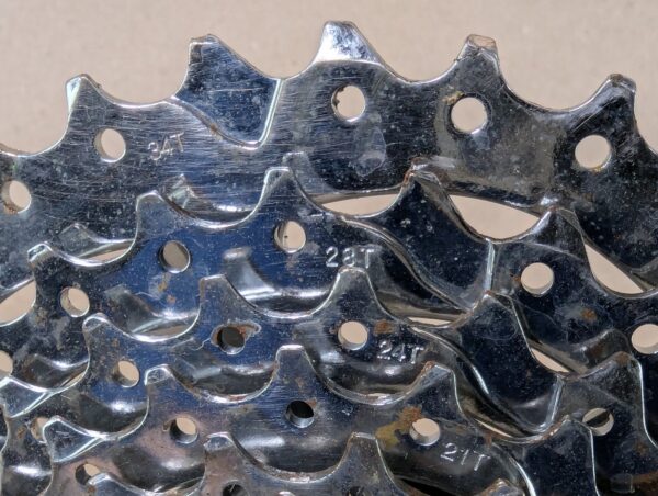 SRAM PowerGlide II 9-Speed Cassette Mountain Bike Gears 11-34T Good Condition