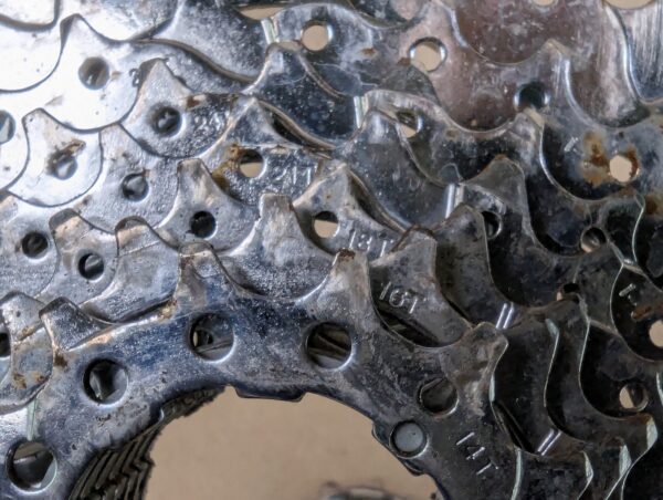 SRAM PowerGlide II 9-Speed Cassette Mountain Bike Gears 11-34T Good Condition