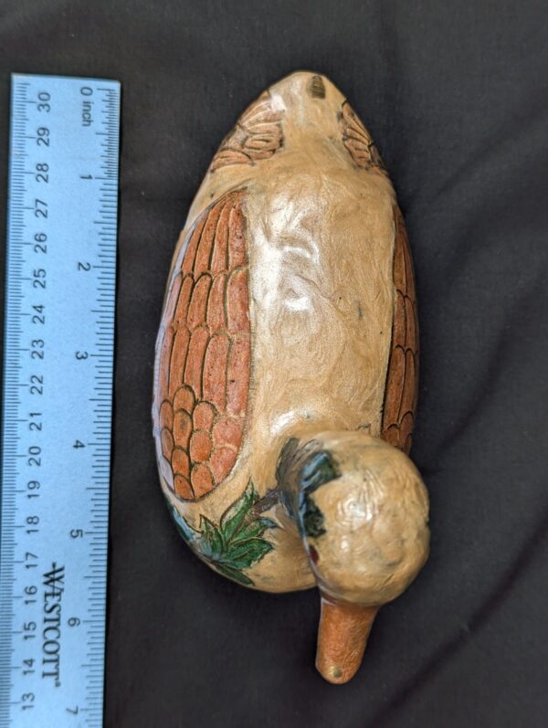 10-396.jpg Vintage Chinese Cloisonné Enamel Duck Decorative Figurine MidCentury Collecitble