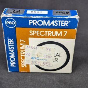 Promaster Spectrum 7 Circular Polarizer CPL Filter 49mm Thread Made in Japan Box