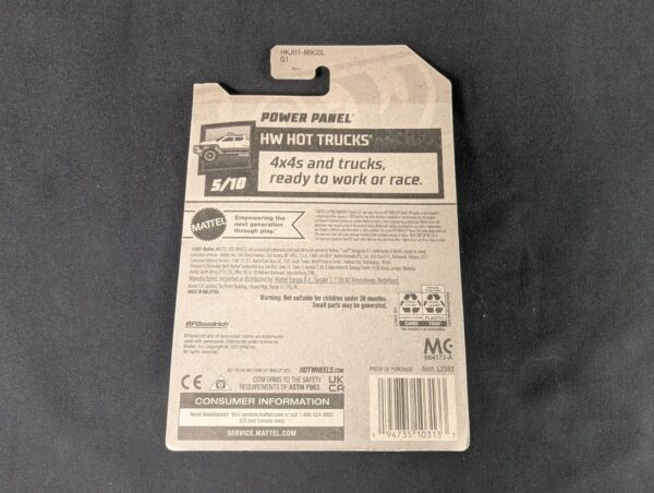 10-3995.jpg Hot Wheels Power Panel HW Hot Trucks 5/10 189/250 Collectible New in Package