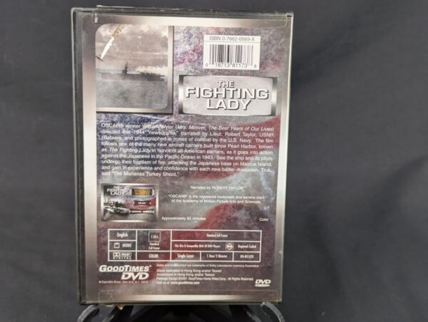 The Fighting Lady DVD (WWII in Color) US Navy Aircraft Carrier Doc| SKU: IC13EB7