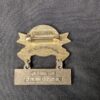 Vintage 1981 Hang Ten World's Greatest Cowboy Enamel Pin Red White Blue Logo