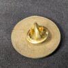 Vintage Novelty Lapel Pin Cowboys Ride Harder And Stay On Longer Gold Tone Metal