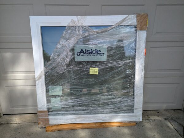 Replacement Window Alside Vinyl 3A04 Fixed Lite Window 47 1/4 " x 47" White W03