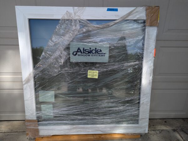 Replacement Window Alside Vinyl 3A04 Fixed Lite Window 47 1/4 " x 47" White W03