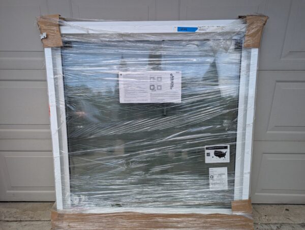 Alside Vinyl Replacement Window 47 1/4 x 47 3A04 Fixed White 2021 Model W04