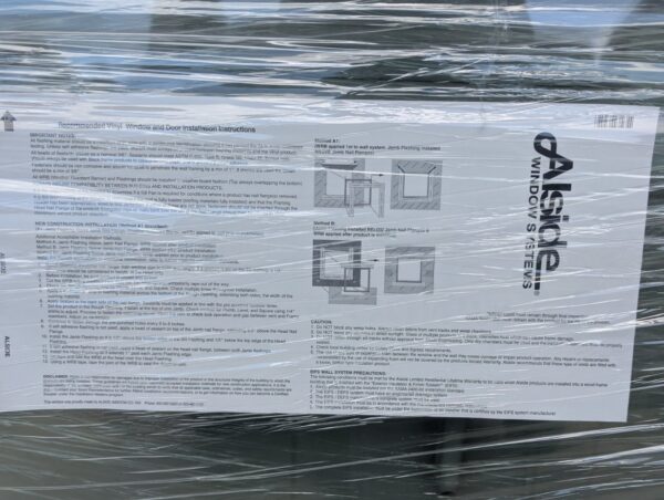 Alside Vinyl Replacement Window 47 1/4 x 47 3A04 Fixed White 2021 Model W04