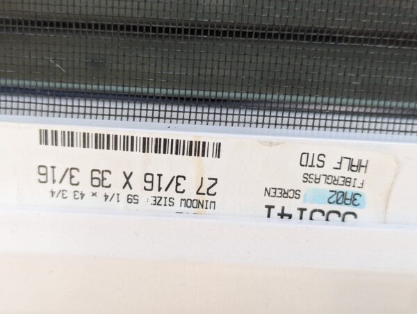 10-4066.jpg Replacement Vinyl Sliding Window Alside 3A02 59 1/4 x 43 3/4 White Flange W06