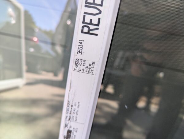 10-4073.jpg Replacement Vinyl Sliding Window Alside 3A02 59 1/4 x 43 3/4 White Flange W06