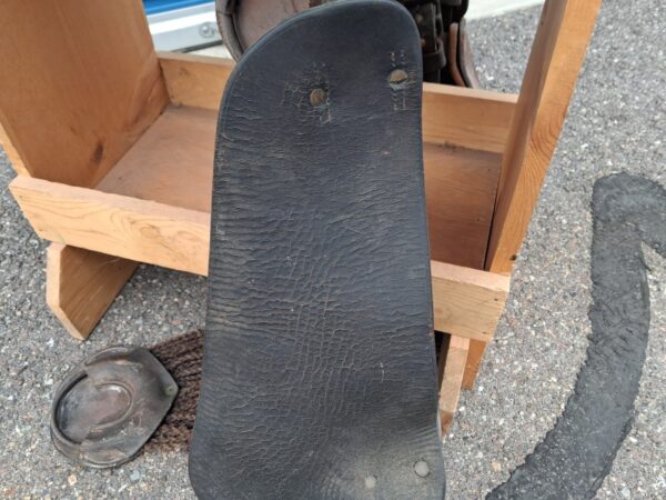 WWI US Army Model 1912 Cavalry Saddle Hotze & Sons 1918 Spalding 1917 12 Inch
