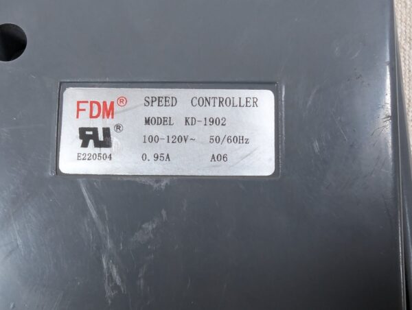 FDM Electronic Speed Controller Sewing Machine Pedal Brothers Model KD-1902