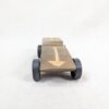 Vintage Custom Wooden Dragster Race Car Model 7 Inch Hand Built Hobbyist Project