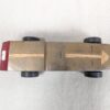 Vintage Custom Wooden Dragster Race Car Model 7 Inch Hand Built Hobbyist Project