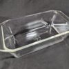 Vintage Pyrex Clear Glass Loaf Pan Model 215-B 9 x 5 x 3 Inch Ovenware Bakeware
