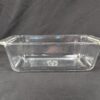Vintage Pyrex Clear Glass Loaf Pan Model 215-B 9 x 5 x 3 Inch Ovenware Bakeware