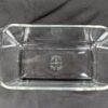 Vintage Pyrex Clear Glass Loaf Pan Model 215-B 9 x 5 x 3 Inch Ovenware Bakeware