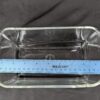 Vintage Pyrex Clear Glass Loaf Pan Model 215-B 9 x 5 x 3 Inch Ovenware Bakeware