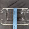 Vintage Pyrex Clear Glass Loaf Pan Model 215-B 9 x 5 x 3 Inch Ovenware Bakeware