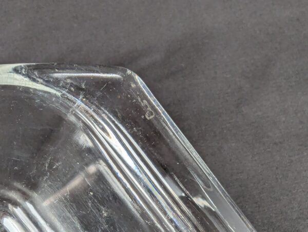 Vintage Pyrex Clear Glass Loaf Pan Model 215-B 9 x 5 x 3 Inch Ovenware Bakeware