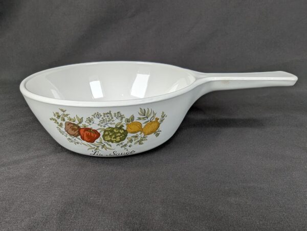 Vintage 1970s CorningWare P-81-B Sauce Pan La Sauge Sage Pattern  No Lid