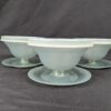 10-4188.jpg Vintage Tupperware Pedestal Dessert Sherbet Bowls with Lids Set of 3 Mid-Century