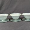 10-4191.jpg Vintage Tupperware Pedestal Dessert Sherbet Bowls with Lids Set of 3 Mid-Century