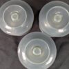 10-4196.jpg Vintage Tupperware Pedestal Dessert Sherbet Bowls with Lids Set of 3 Mid-Century