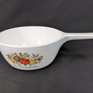 CorningWare 1.5-Pint Sauce Pan La Marjolaine Pattern Model P-82-B No Lid