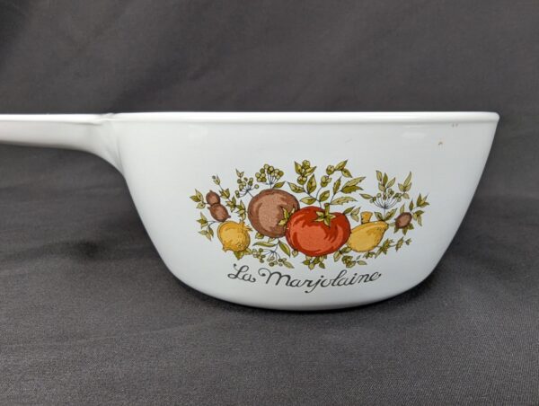 CorningWare 1.5-Pint Sauce Pan La Marjolaine Pattern Model P-82-B No Lid