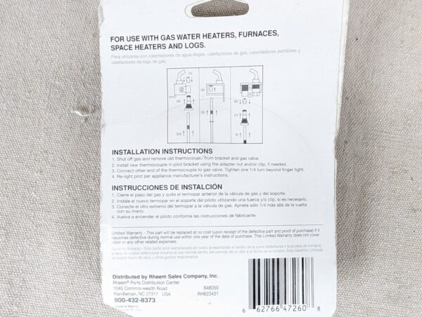 Lot of 6 HVAC Pilot Safety Components White-Rodgers 3101 Rheem 848059 Mars 72218
