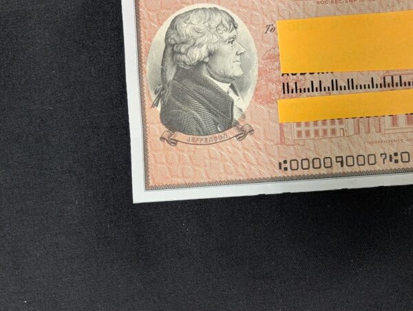 US Savings Bond Series EE 0 Face Value Issued 2008 Collectible Good Condition