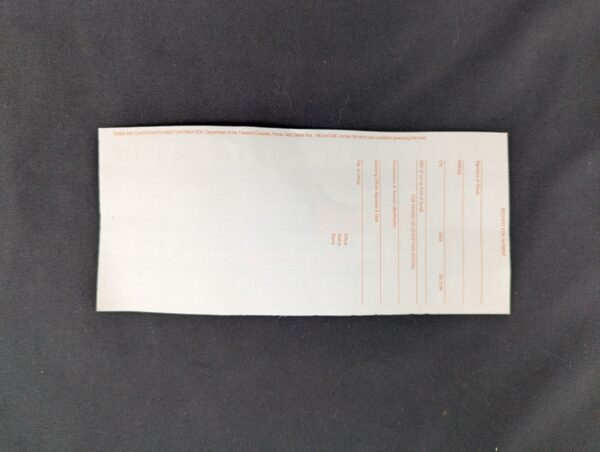 US Savings Bond Series EE 0 Face Value Issued 2008 Collectible Good Condition