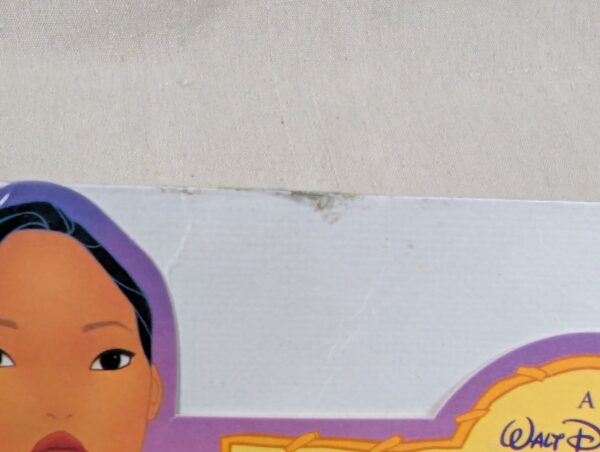 1995 Walt Disney Pocahontas Masterpiece Collection Store Display Sign Promo 9x9