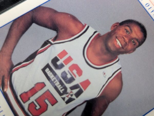 1992 US Olympicards Dream Team Earvin "Magic" Johnson Card - Raw Ungraded