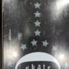 RARE Skateboard Deck Black Gray Graphic Design NO ID Unused Condition 32x8 SK8