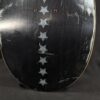 RARE Skateboard Deck Black Gray Graphic Design NO ID Unused Condition 32x8 SK8