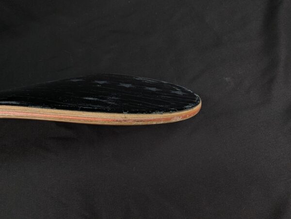 RARE Skateboard Deck Black Gray Graphic Design NO ID Unused Condition 32x8 SK8