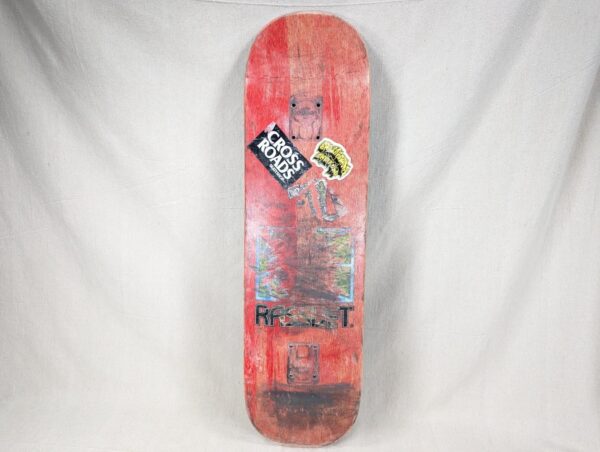 RASSVET PACCBET Skateboard Deck Crossroads Skateshop Stickers Heavy Wear SK8