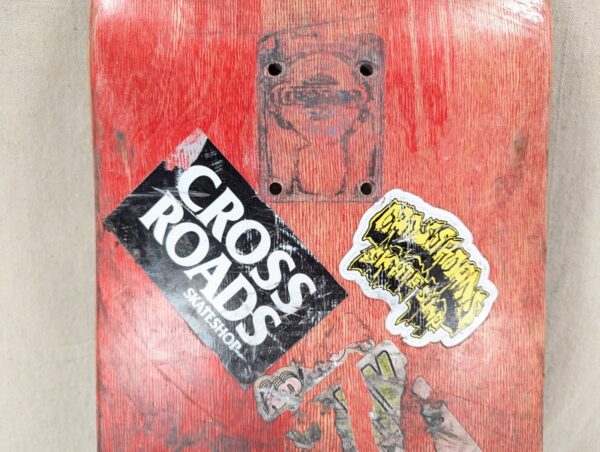 RASSVET PACCBET Skateboard Deck Crossroads Skateshop Stickers Heavy Wear SK8