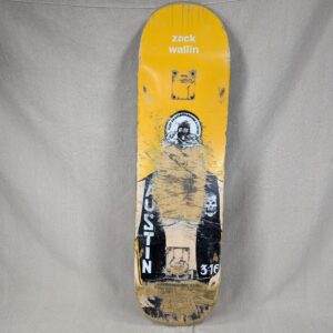 Enjoi Skateboards Zack Wallin Pro Model Deck Keep Skateboarding A Crime SK8