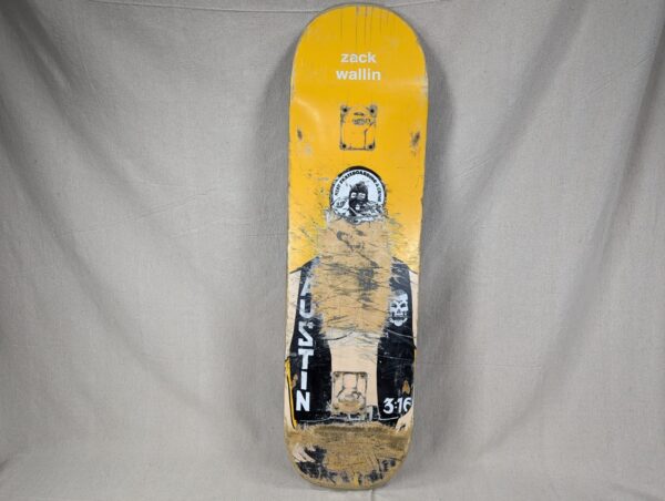 Enjoi Skateboards Zack Wallin Pro Model Deck Keep Skateboarding A Crime SK8