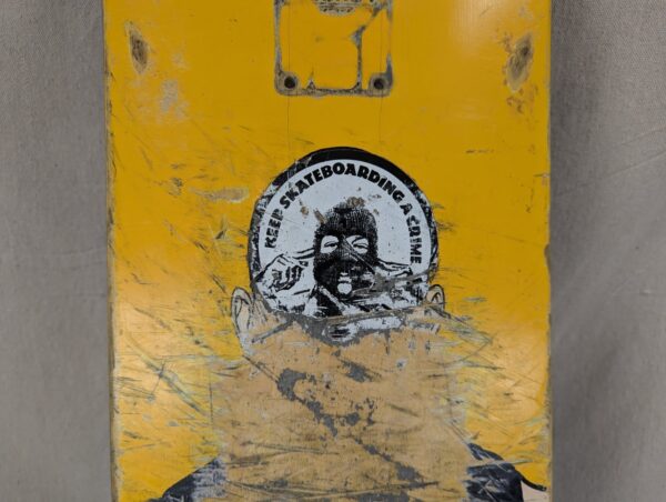 Enjoi Skateboards Zack Wallin Pro Model Deck Keep Skateboarding A Crime SK8