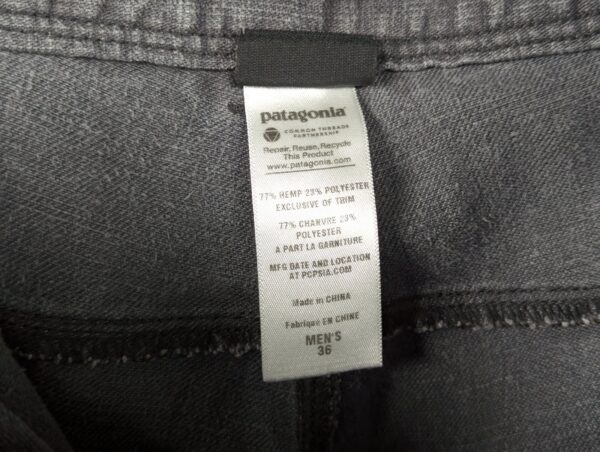 Patagonia Lightweight Work Pants Men's 36x29 Cotton Denim Moderately Worn